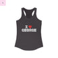 49er Fans George Kittle Women's Racerback Tank Printify