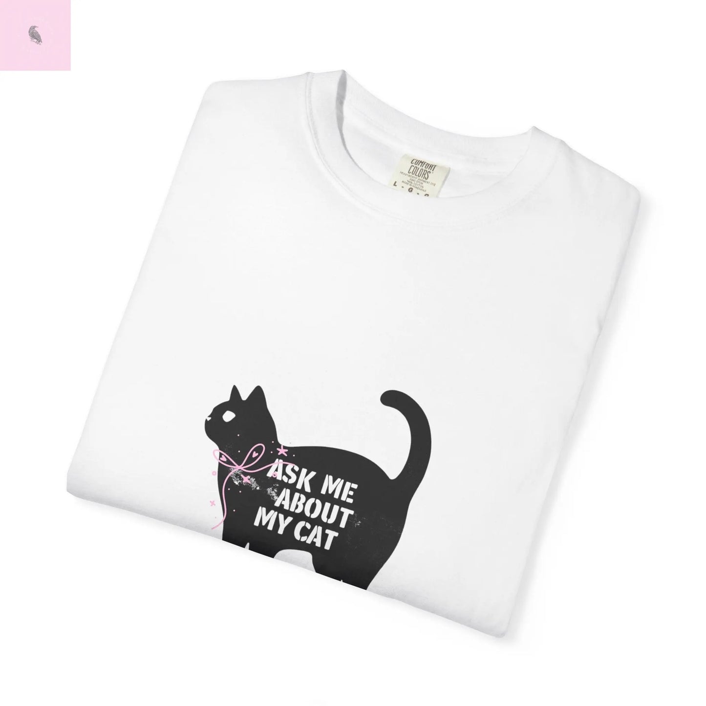 Cat Lovers Funny T-Shirt - The flirty crow