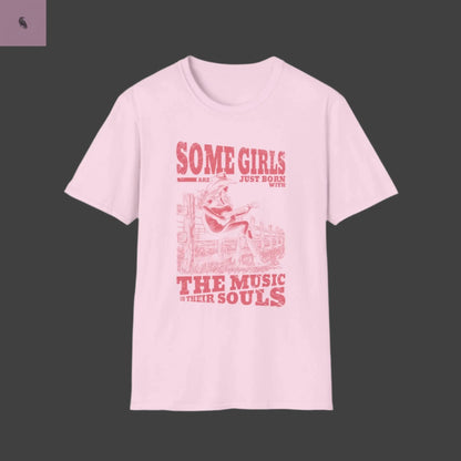 Some Girls Unisex Softstyle T-Shirt - Music Loves Soul Fashion Tee The flirty crow