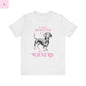 Adorable Short Sleeve Dachshund lovers Tee the flirty crow