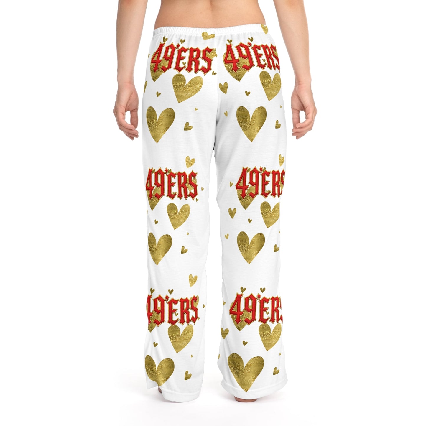 49er Fan Cotton  Pajama Pants for Game day The flirty crow