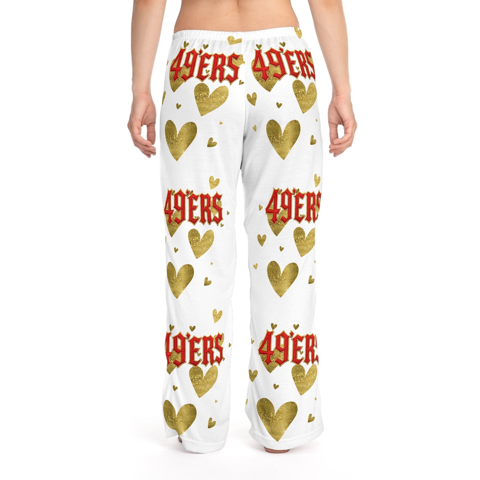 49er Fan Cotton  Pajama Pants for Game day The flirty crow