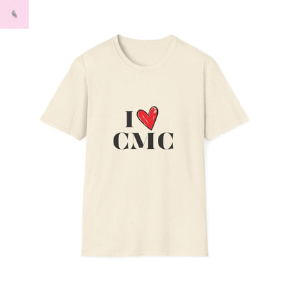 I Love CMC Unisex 49erT-Shirt, gift for niner fan, Game Day tee, 49er tshirt Printify