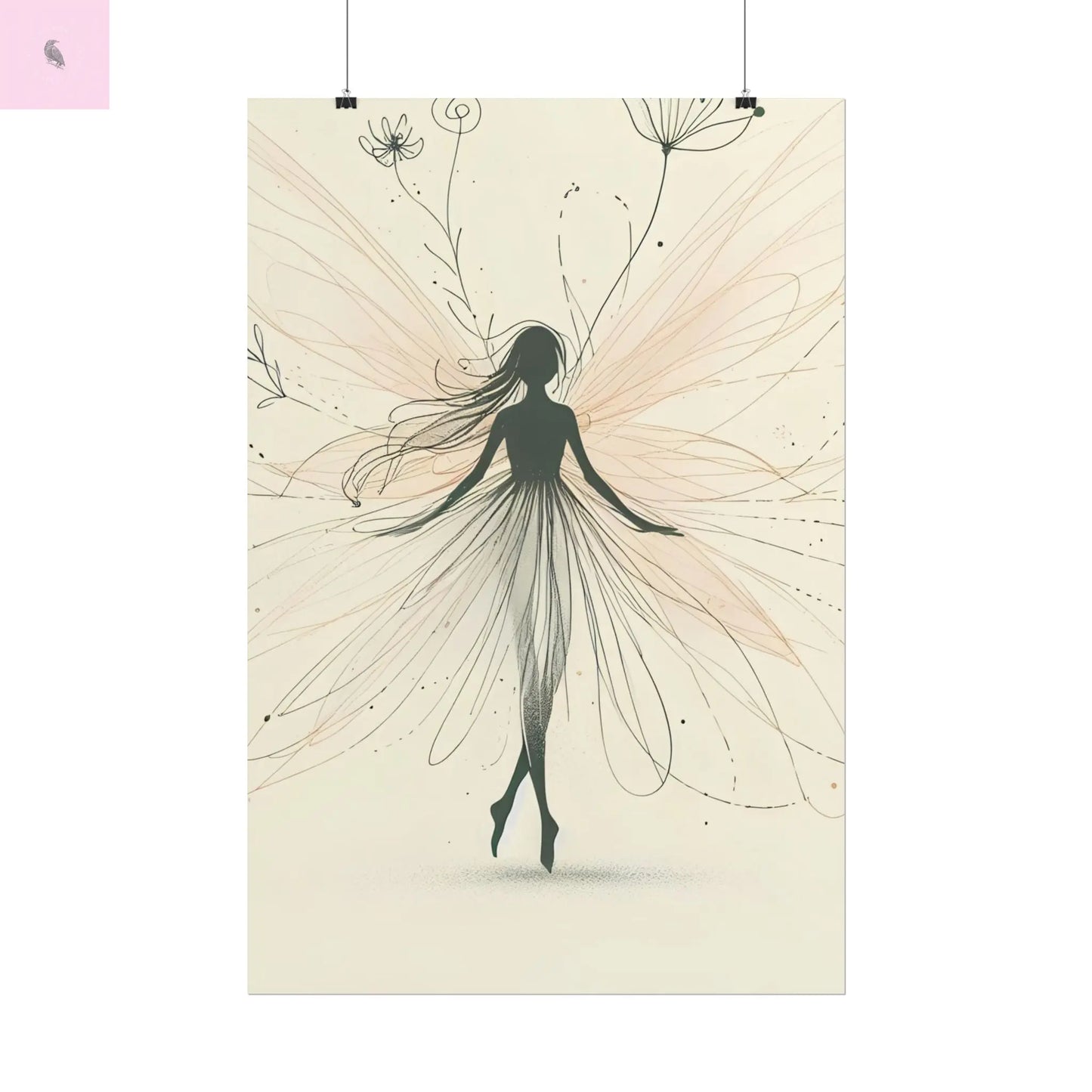 Fairy Poster - The flirty crow