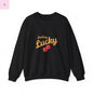Feeling Lucky Sweatshirt the flirty crow