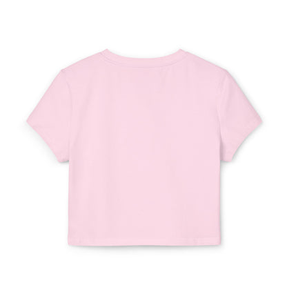 Cropped Tee for Book Lovers , Trendy Summer Crop top, Booktrovert baby tee