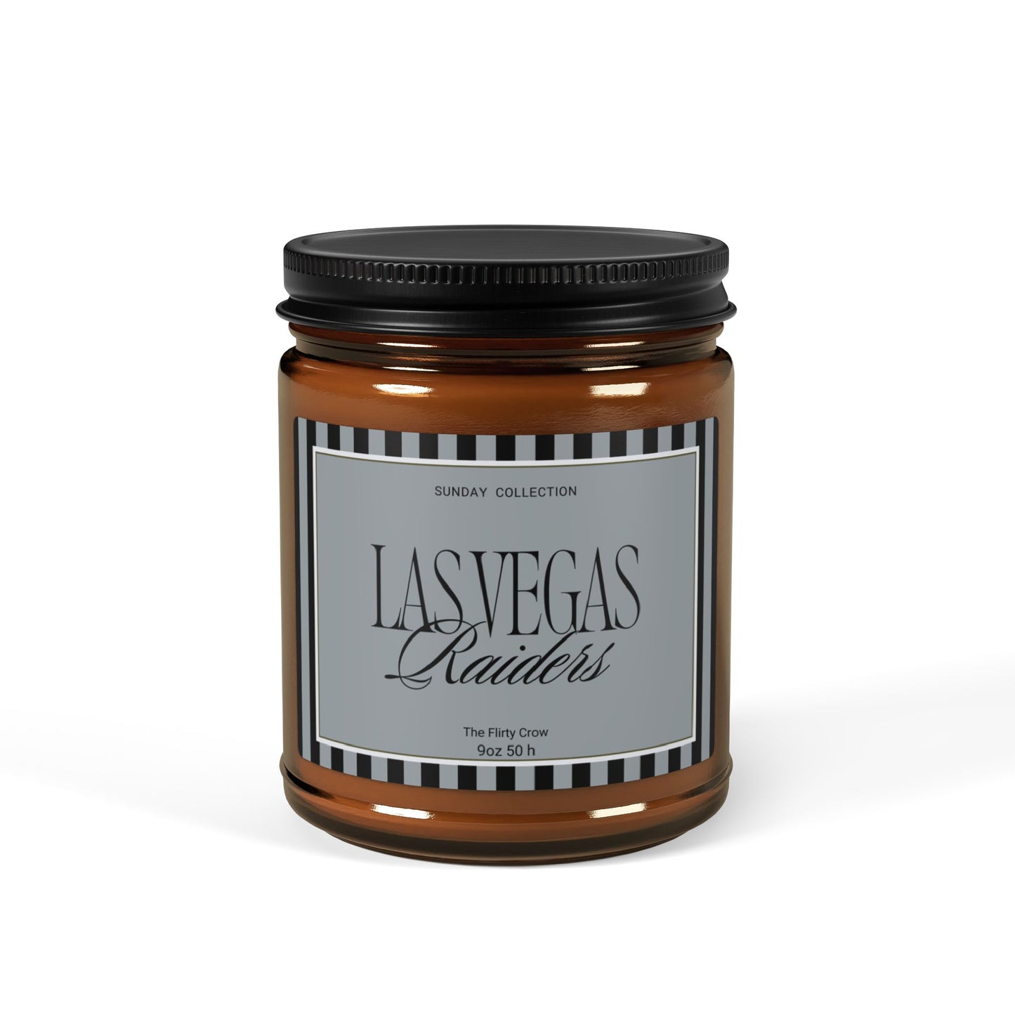 Las Vegas Raiders Scented Soy Candle for game day