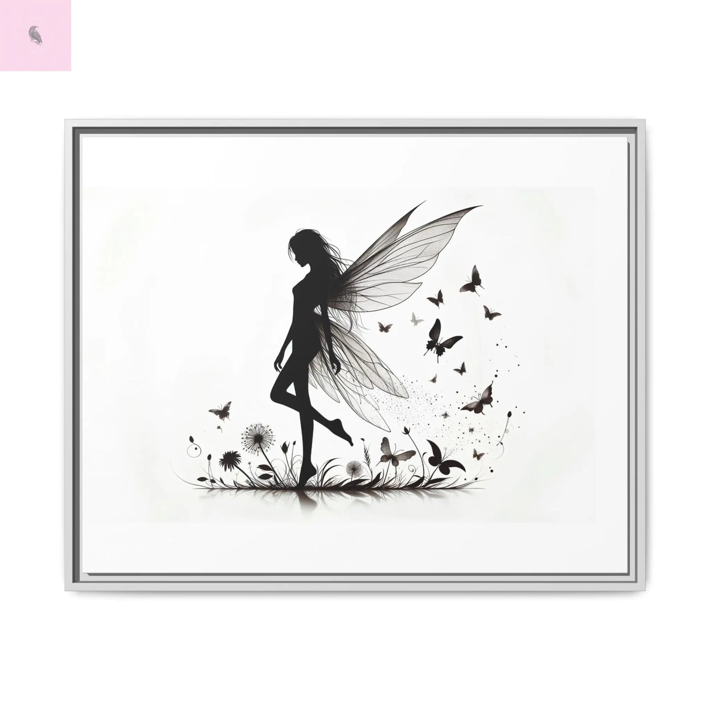 Fairy Canvas Wall Art - The flirty crow