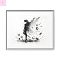 Fairy Canvas Wall Art - The flirty crow