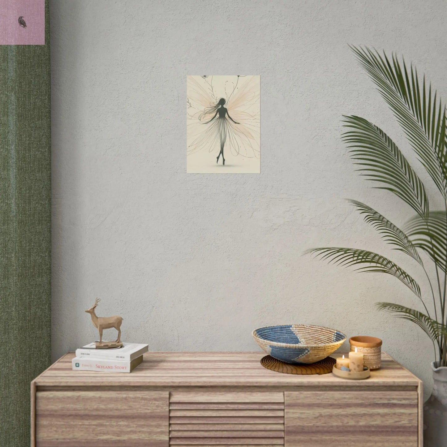 Fairy Poster - The flirty crow