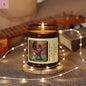 Scented Candle - Retro Woman Sports Fan Design Printify