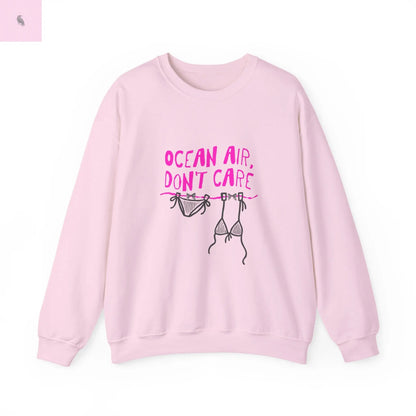 Beach Crewneck Sweatshirt ,Ocean lover, Summer Vibes Sweatshirt, beachy vibe,  Beach vacation Sweater, Casual Outfit, Summer Apparel Printify