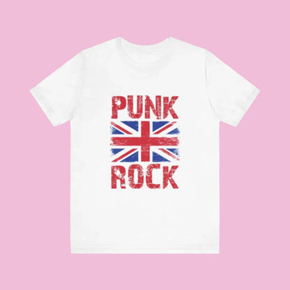 Punk Rock Tee Shirt, Bella + Canvas Unisex Jersey Short Sleeve, Soft Cotton, Fun and Trendy, Cute Top, Quality Fabric, Graphic Tee, Rock the flirty crow
