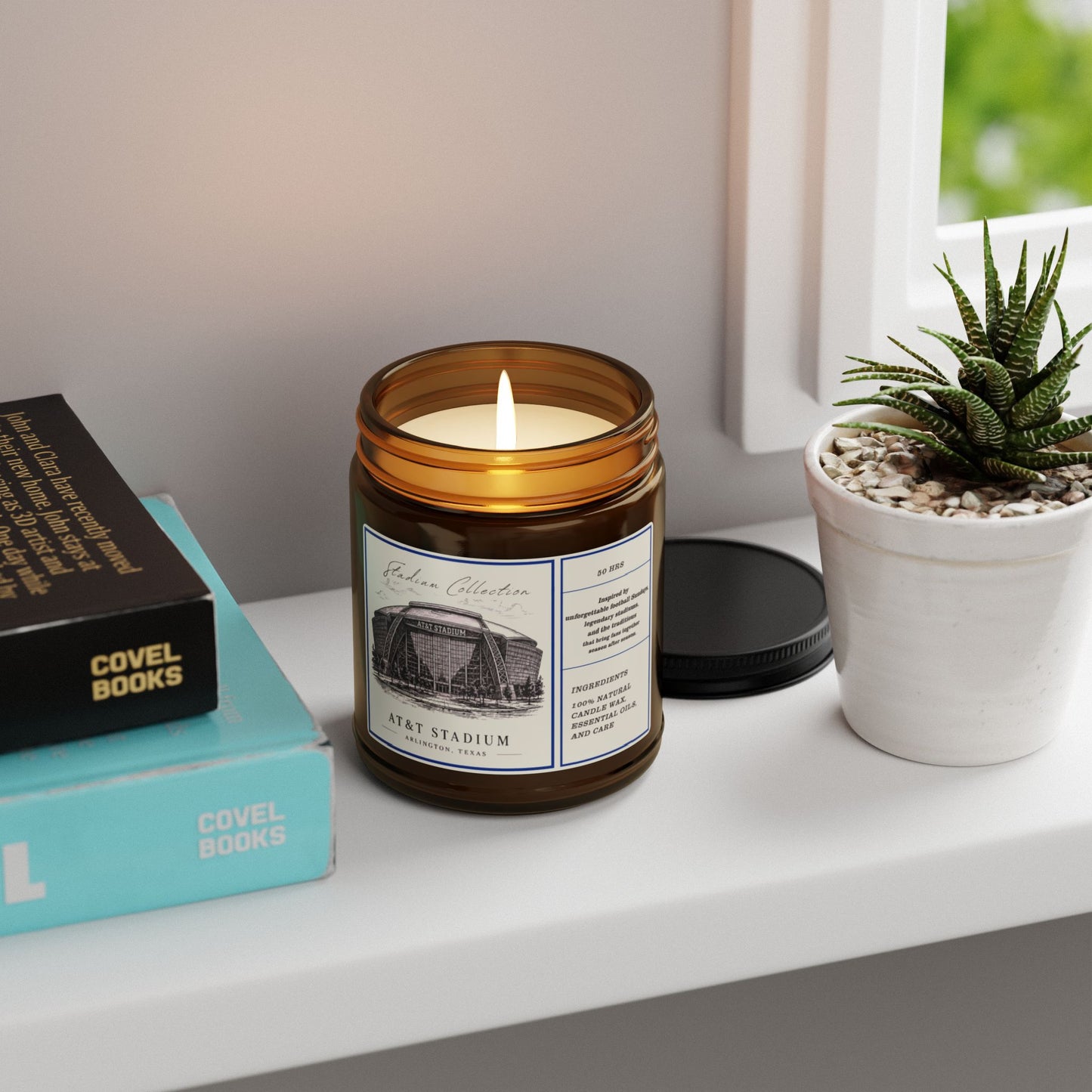 Dallas Cowboys Stadium Scented Soy Candle ,AT&T Stadium candle