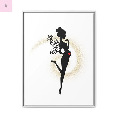 Framed Fairy Art Print - Enchanting Decor for Expecting Mothers, Baby Shower Gift, Elegant Nursery Wall Art, Whimsical Home Accent The flirty crow