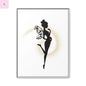 Framed Fairy Art Print - Enchanting Decor for Expecting Mothers, Baby Shower Gift, Elegant Nursery Wall Art, Whimsical Home Accent The flirty crow