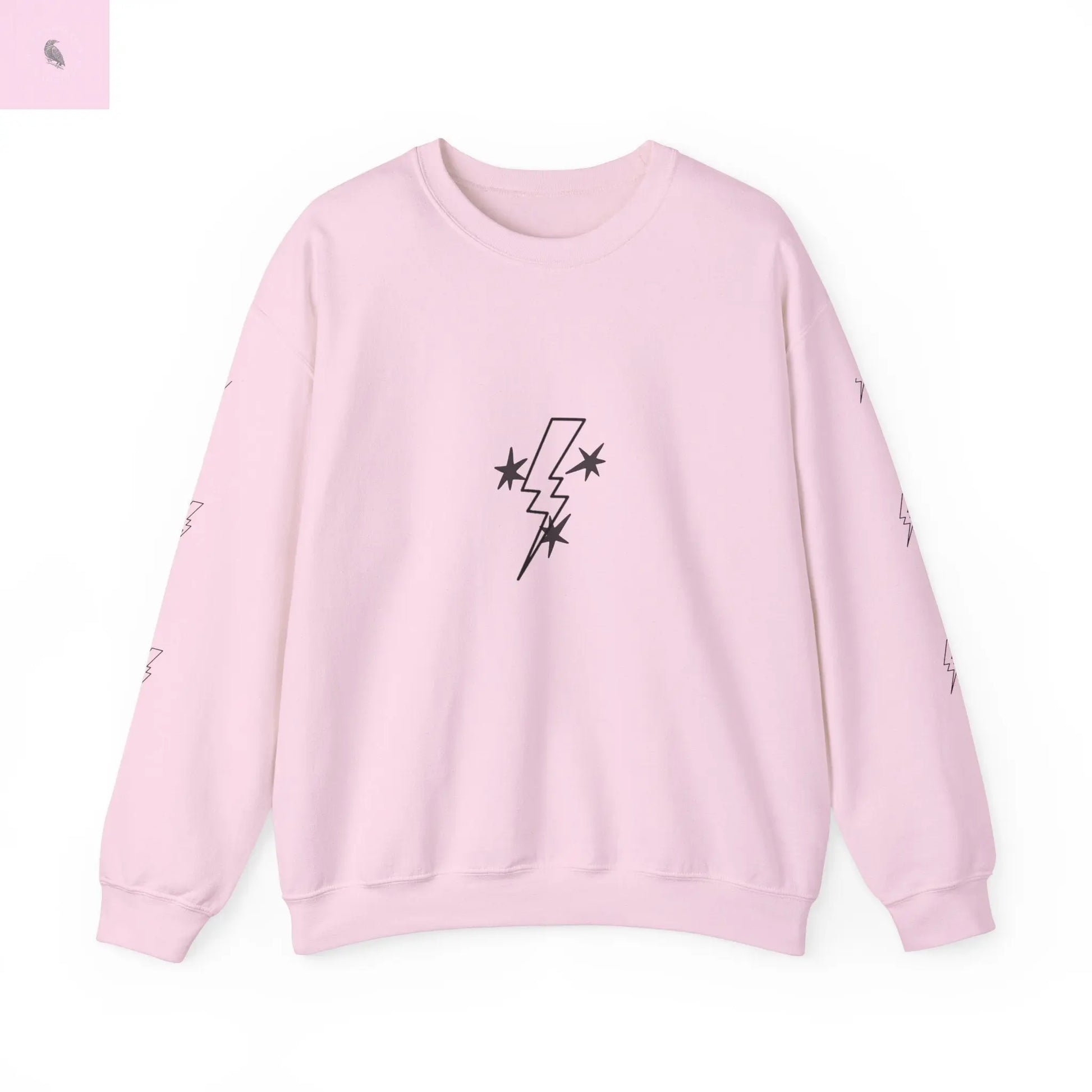Lightning Bolt Crewneck Sweatshirt the flirty crow