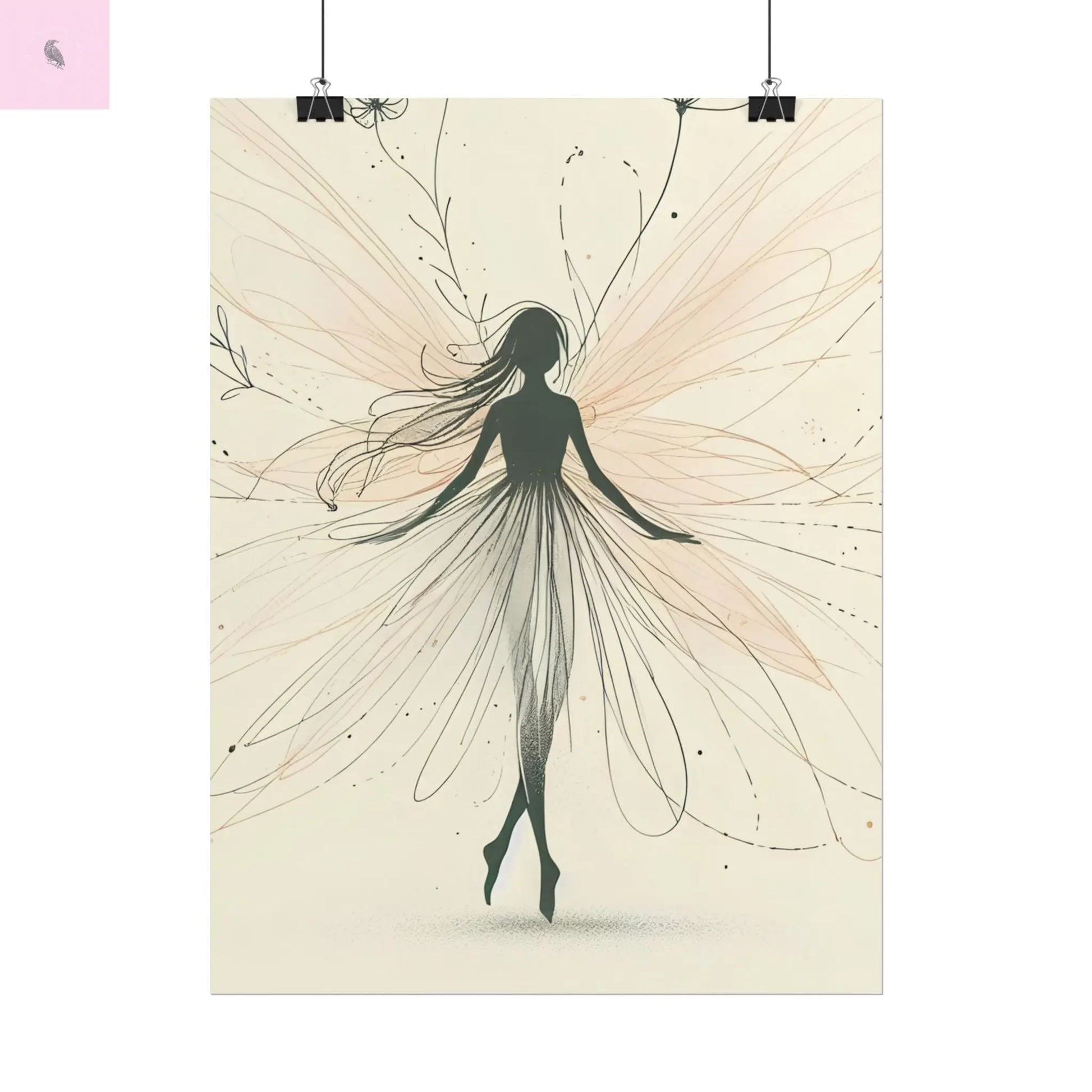 Fairy Poster - The flirty crow