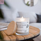 Party Candle - Frosted Glass Candle, 11oz the flirty crow