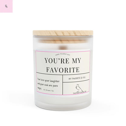 My favorite person candle The flirty crow