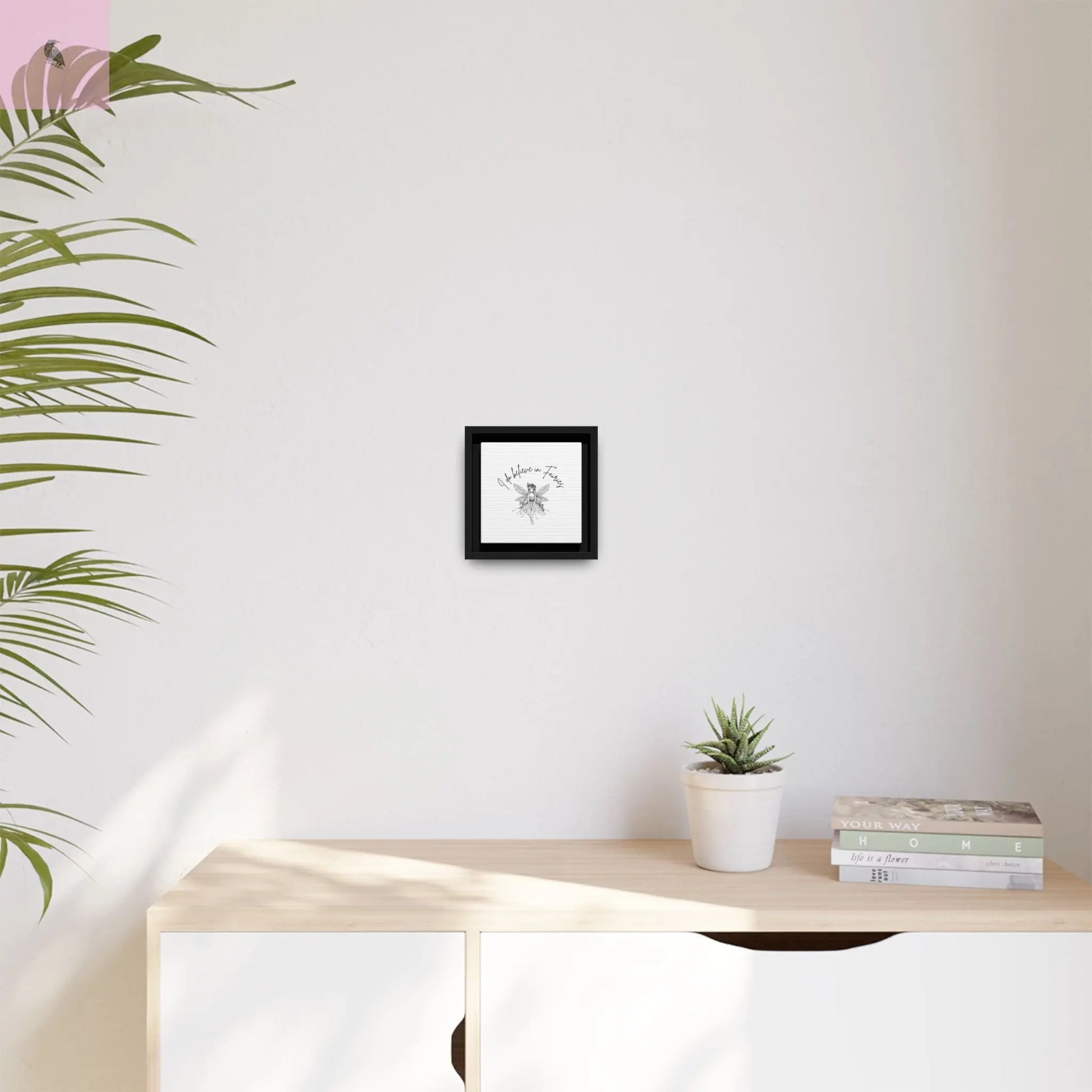 Fairies Canvas, Framed (Multi-color) - The flirty crow