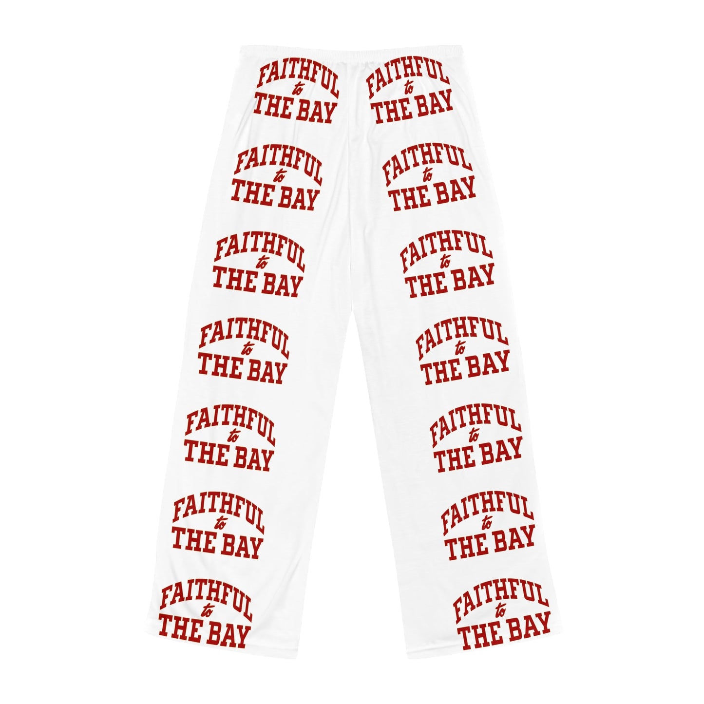 49ers Women's Pajama Pants, Faithful to the Bay,Niners Sleepwear, 49er  Loungewear, Gift for 49ers fans Printify