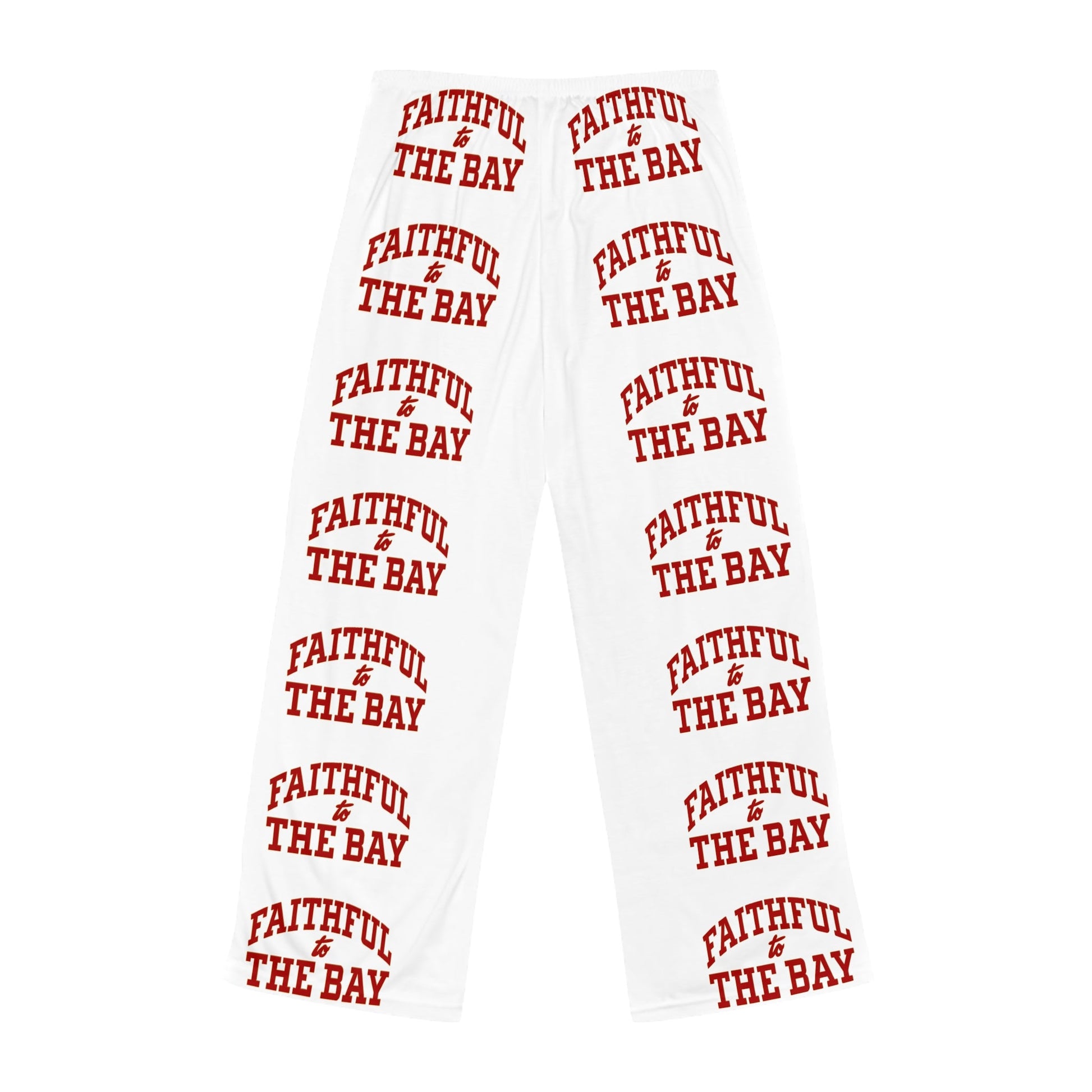 49ers Women's Pajama Pants, Faithful to the Bay,Niners Sleepwear, 49er  Loungewear, Gift for 49ers fans Printify