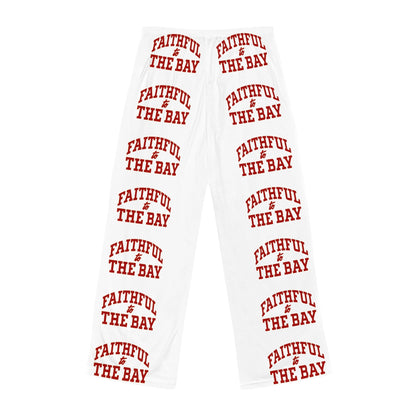 49ers Women's Pajama Pants, Faithful to the Bay,Niners Sleepwear, 49er  Loungewear, Gift for 49ers fans Printify