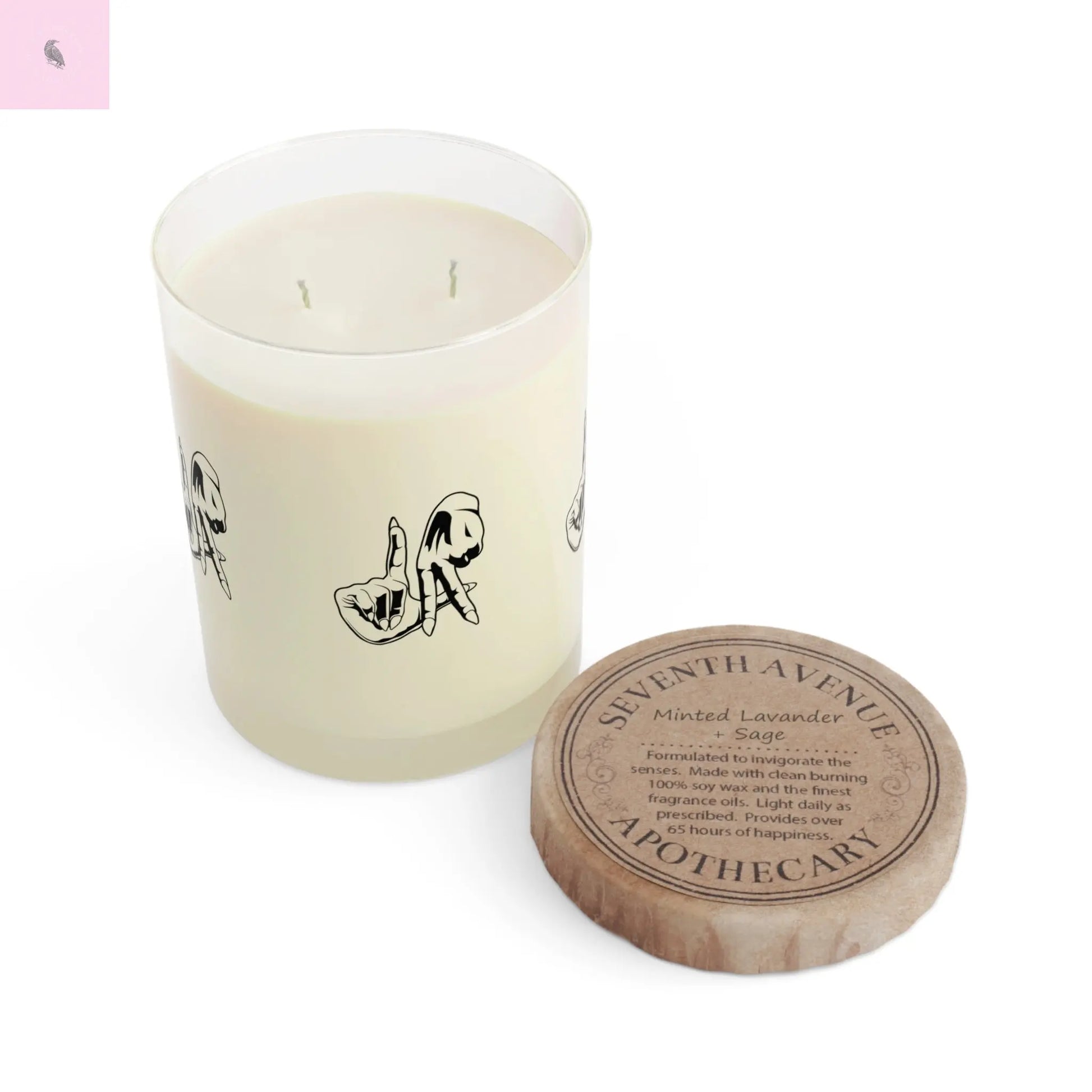 Candle - Los Angeles Lovers 11oz Scented Glass The flirty crow