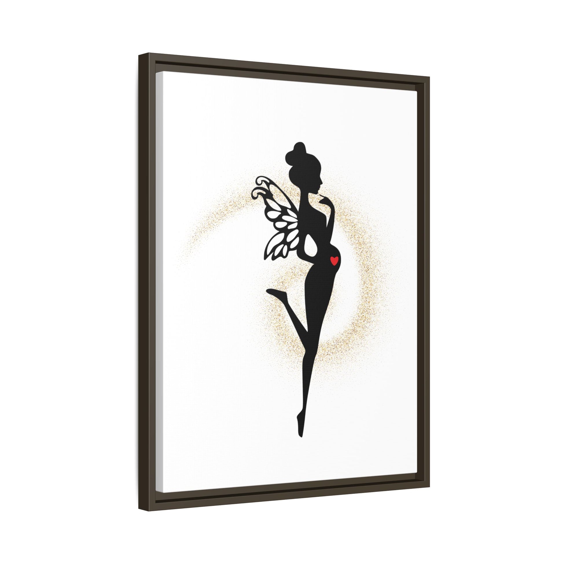 Framed Fairy Art Print - Enchanting Decor for Expecting Mothers, Baby Shower Gift, Elegant Nursery Wall Art, Whimsical Home Accent - The flirty crow
