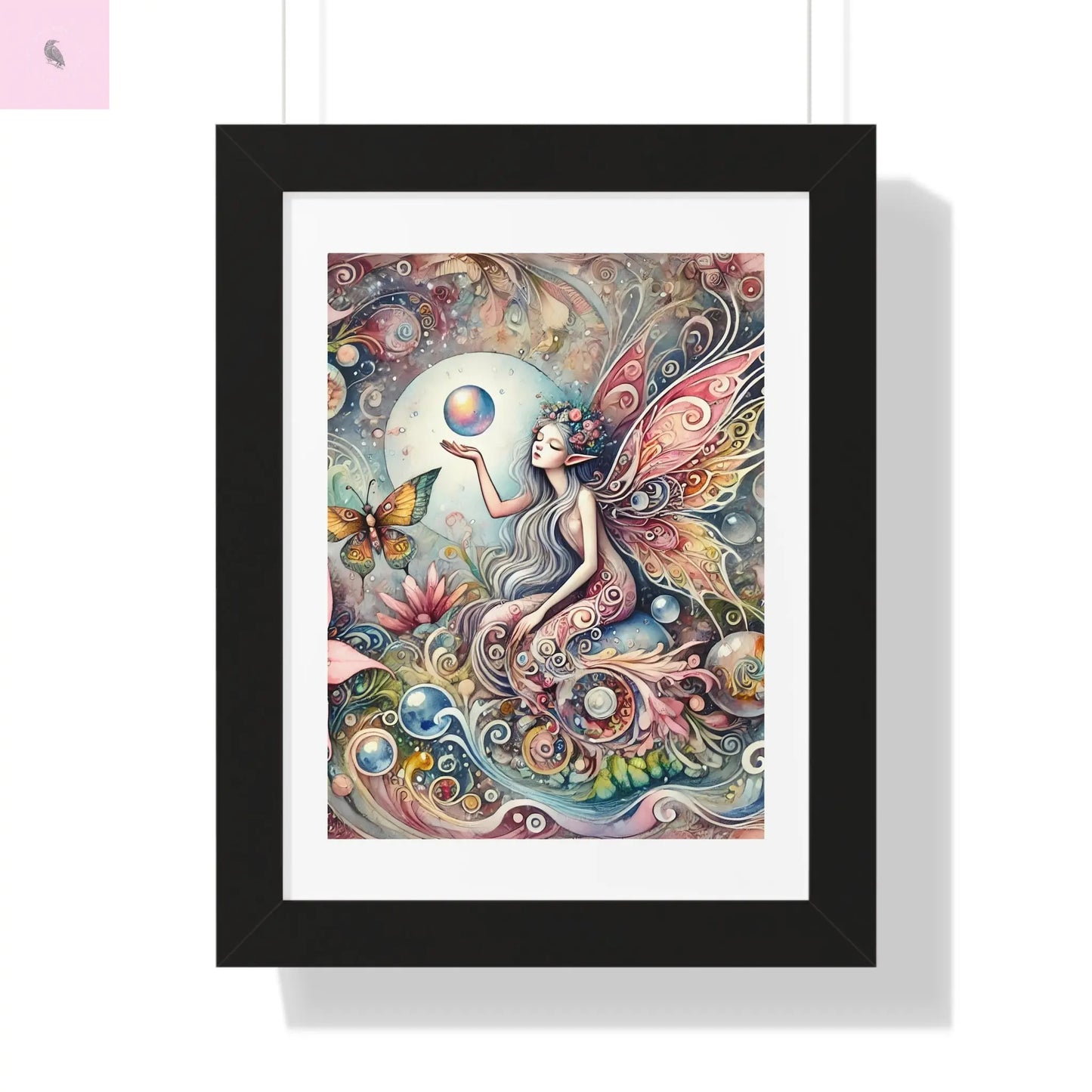 Mystical Fairy framed wall art. - The flirty crow