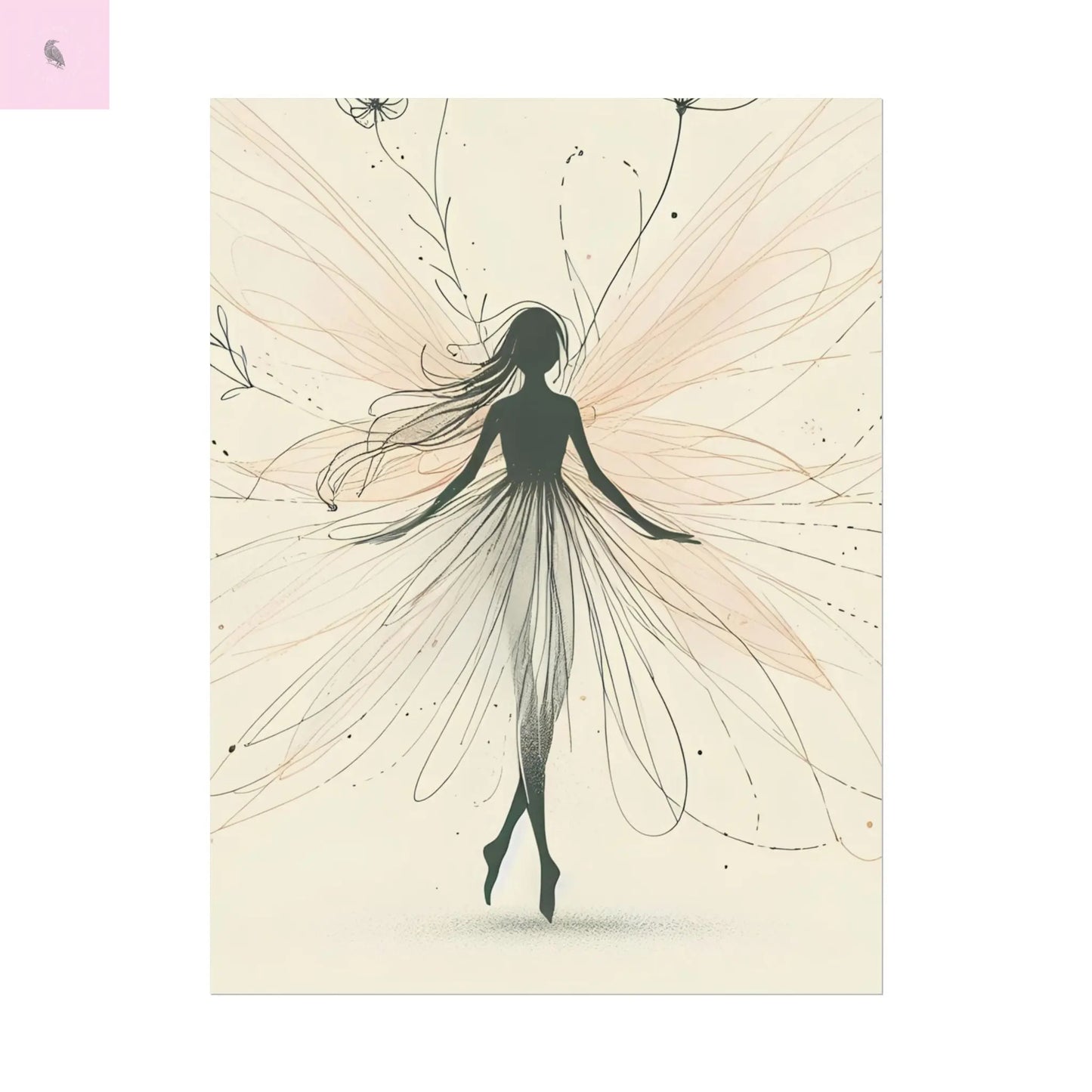 Fairy Poster - The flirty crow