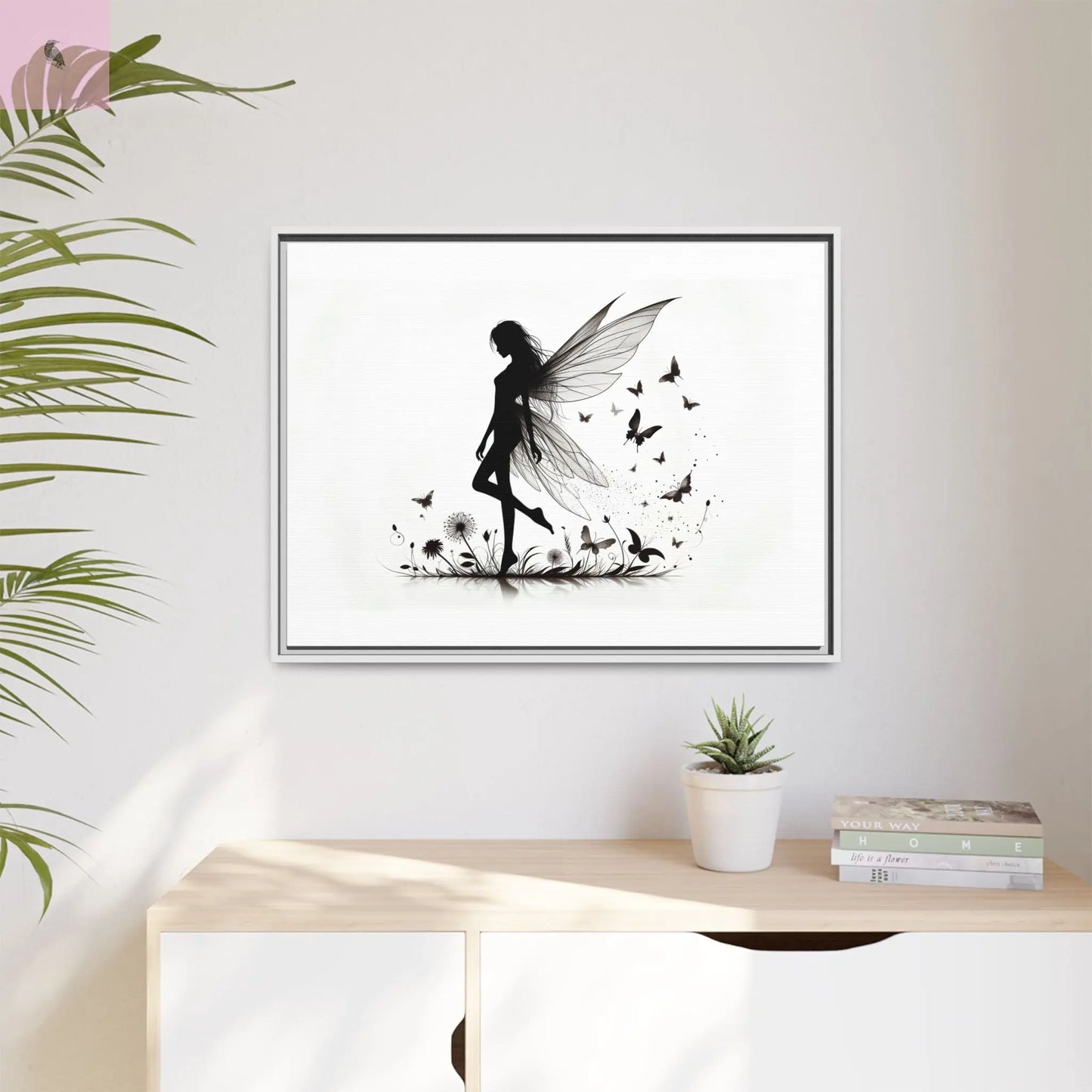 Fairy Canvas Wall Art - The flirty crow