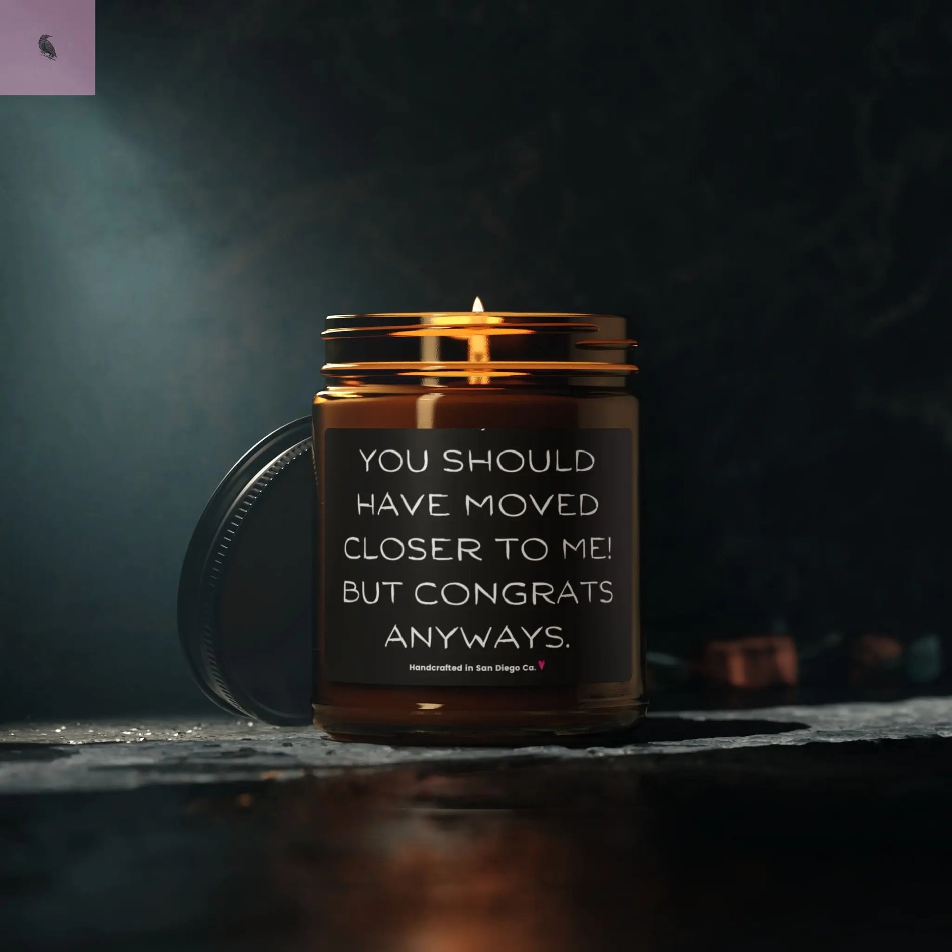 Candle Funny You Should Have Moved Closer Scented Soy The flirty crow