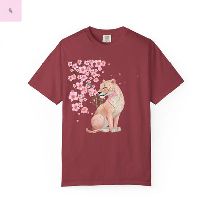 Chinoiserie Leopard T-shirt The flirty crow