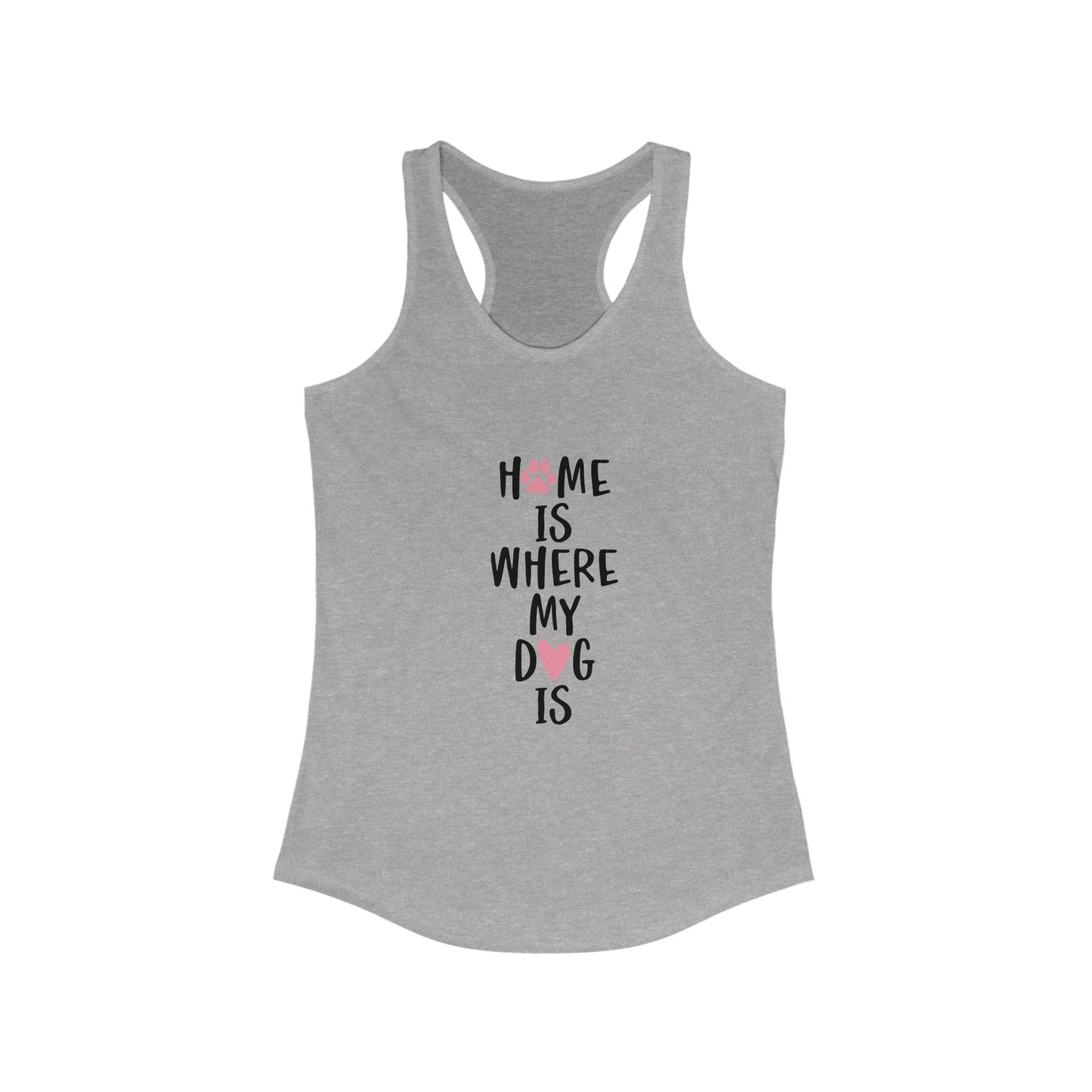 Dog lovers racerback tank top