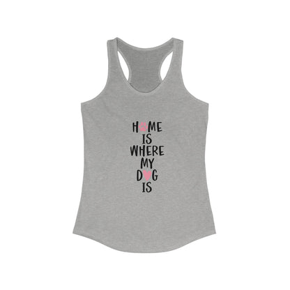 Dog lovers racerback tank top