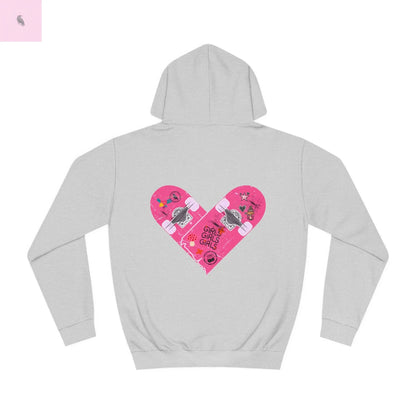 Skateboarding Hoodie - Unisex College Hoodie The flirty crow