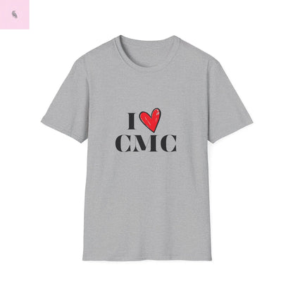 I Love CMC Unisex 49erT-Shirt, gift for niner fan, Game Day tee, 49er tshirt Printify