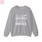 Horse Lover Crewneck Sweatshirt - Easily Distracted Design the flirty crow
