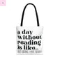 Book Lover Tote Bag, Funny Reading Quote, Literary Gift, Planner Bag, Library Tote, Reading Accessories, beach tote, grocery tote Printify