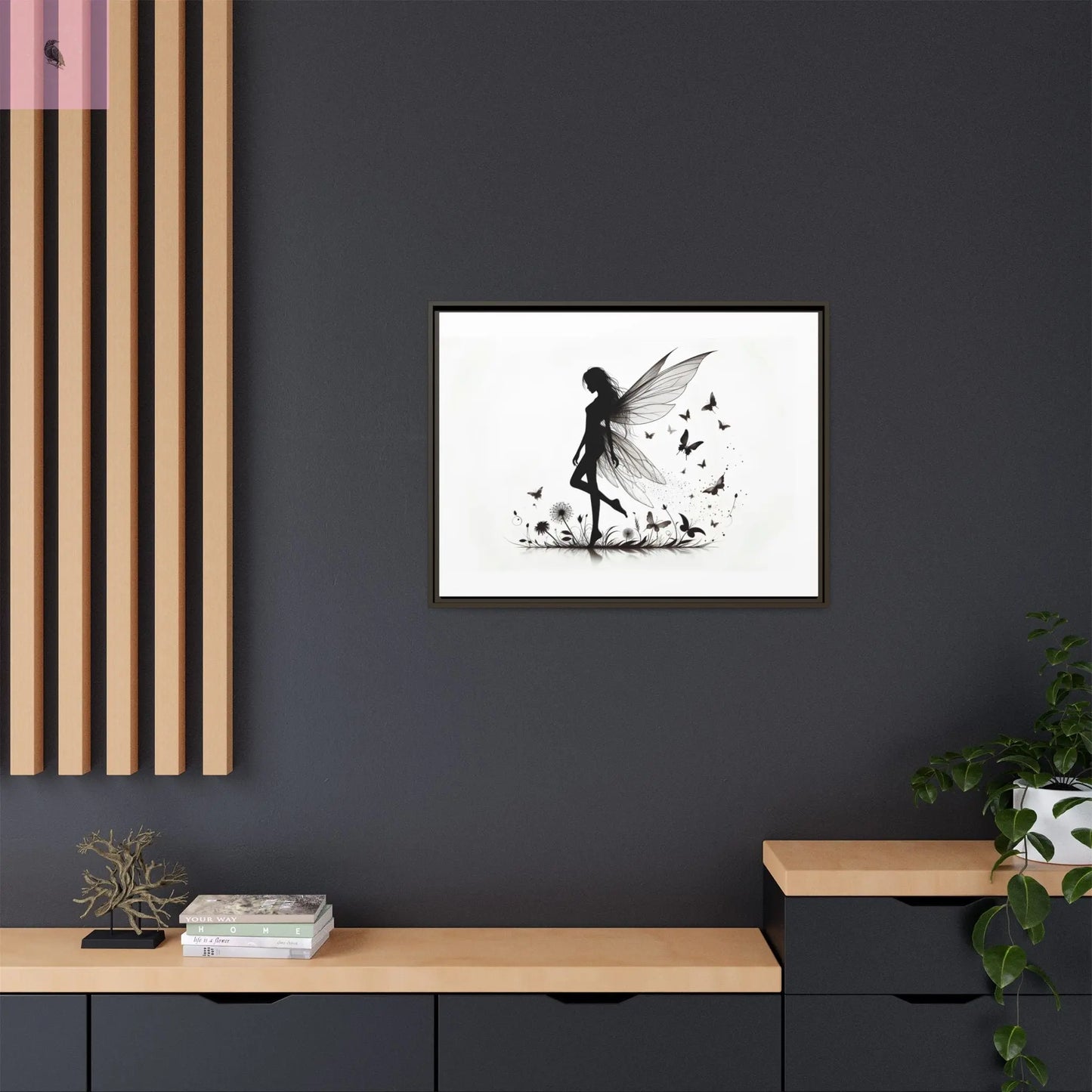 Fairy Canvas Wall Art - The flirty crow