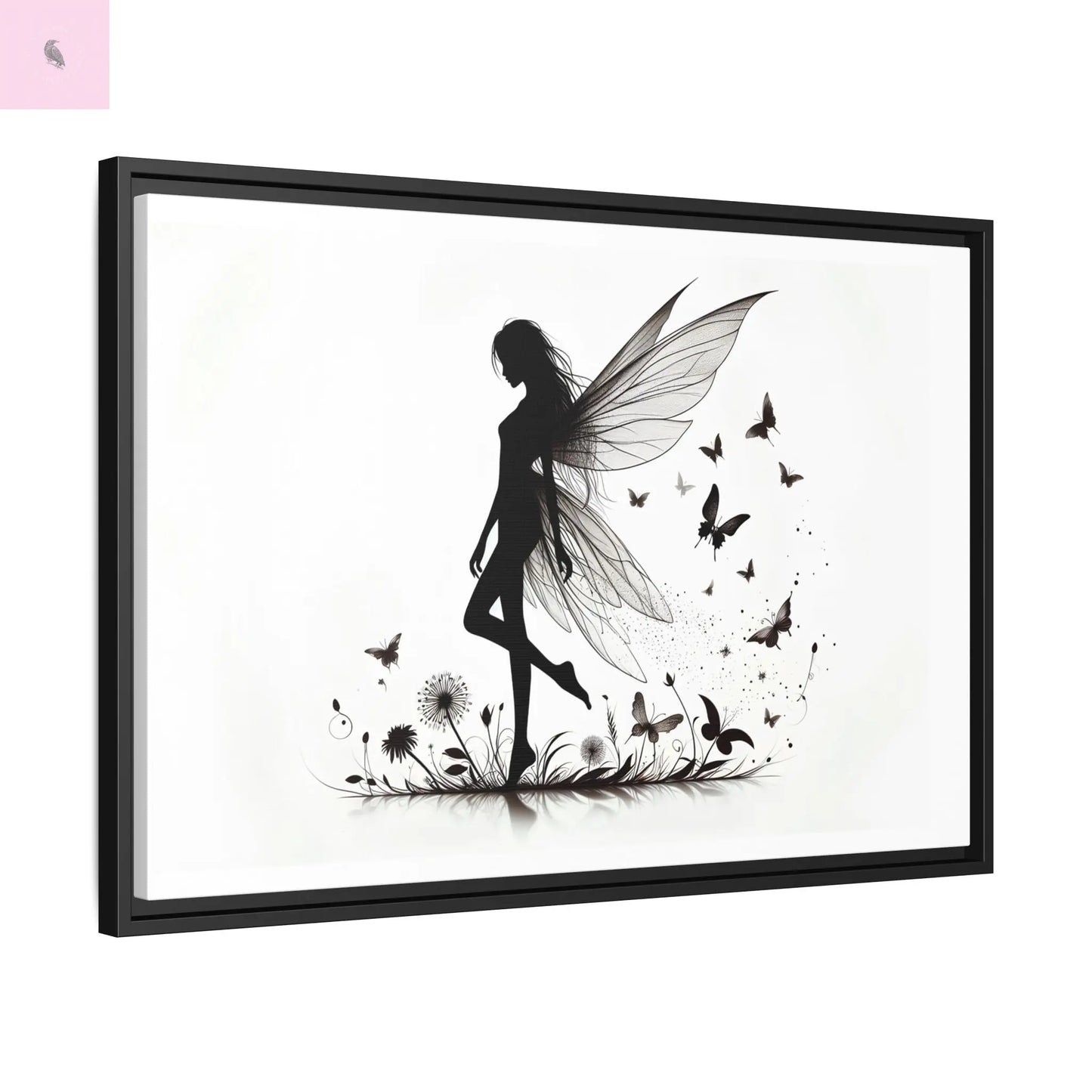Fairy Canvas Wall Art - The flirty crow