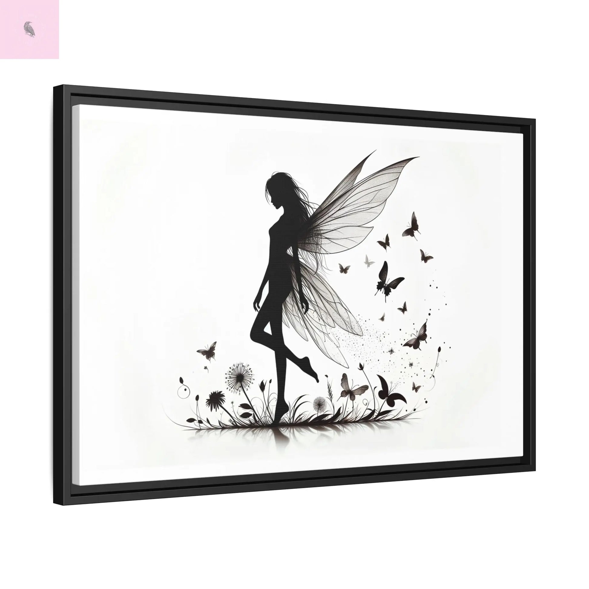 Fairy Canvas Wall Art - The flirty crow