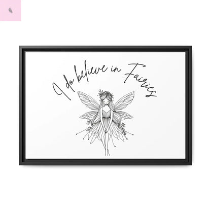 Fairies Canvas, Framed (Multi-color) - The flirty crow