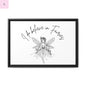 Fairies Canvas, Framed (Multi-color) - The flirty crow