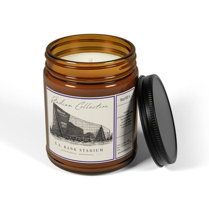 Minnesota Vikings Soy Candle , US Bank Stadium candle Printify