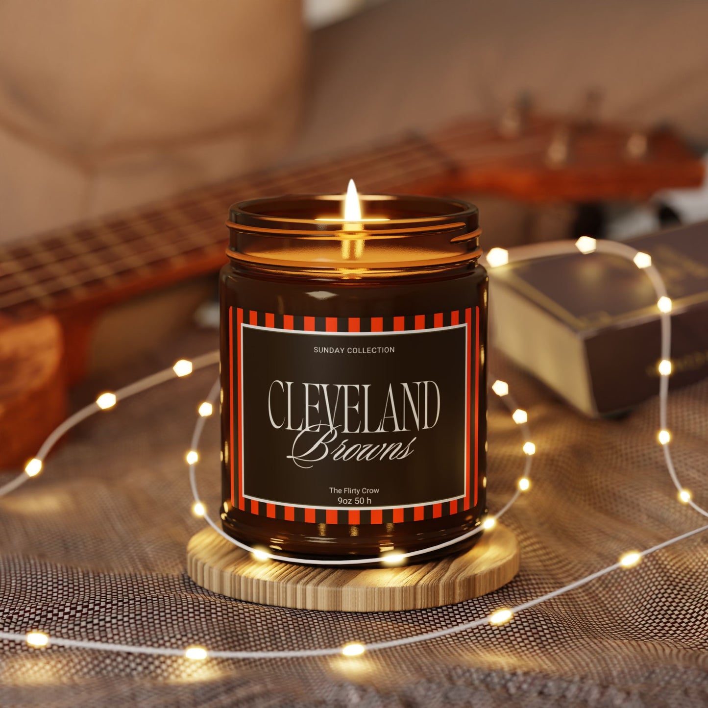 Cleveland Browns Soy Candle , Cleveland Brown fan