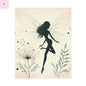 Elegant Fairy Silhouette Rolled Poster - Enchanting Wall Art for Home Decor - The flirty crow