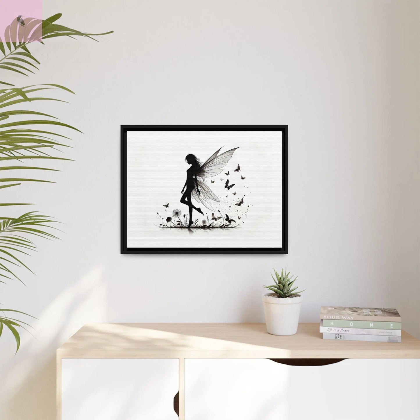 Fairy Canvas Wall Art - The flirty crow